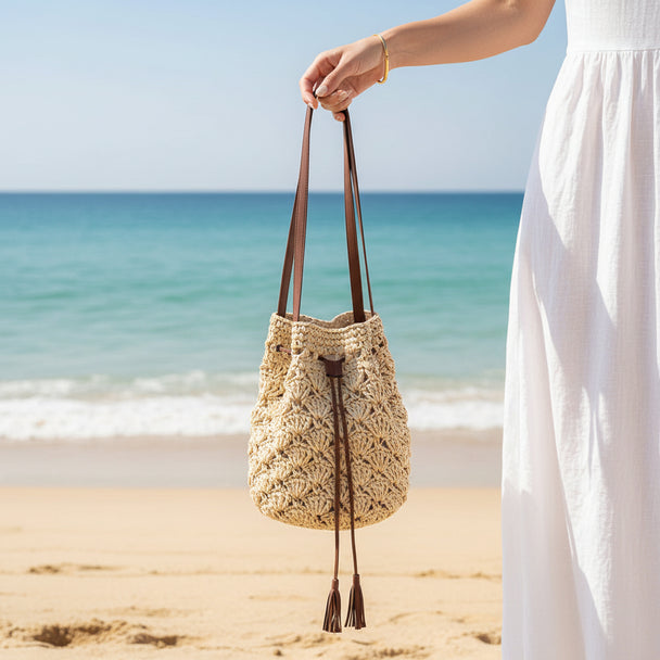 Maré Tassel Bucket Bag