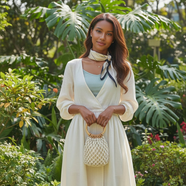 Clara White Mini Bag