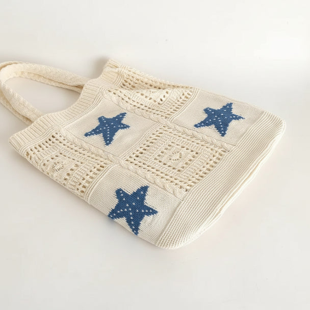 Sea Shell Knitted Tote